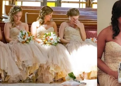 Bridesmaids in Starletta on TV show “My Fair Wedding”