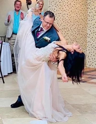 James & Lenna dancing in Marlene
