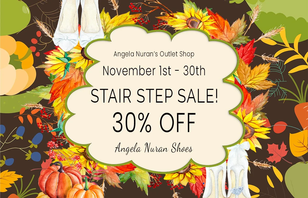 Automn colors and text announcing 30% off.