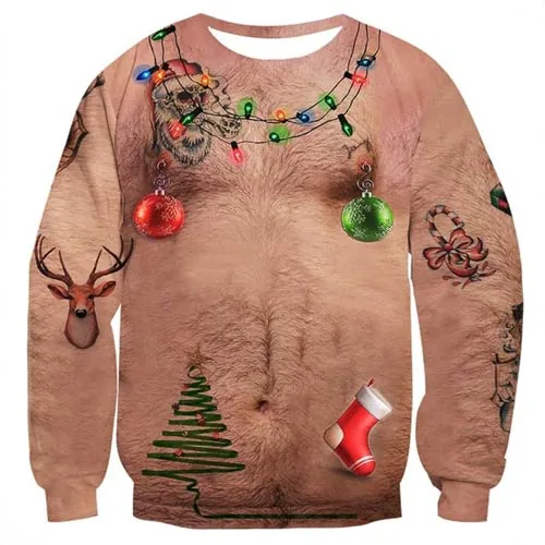 Unisex Ugly Christmas Crewneck Sweatshirt